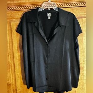Black button up blouse